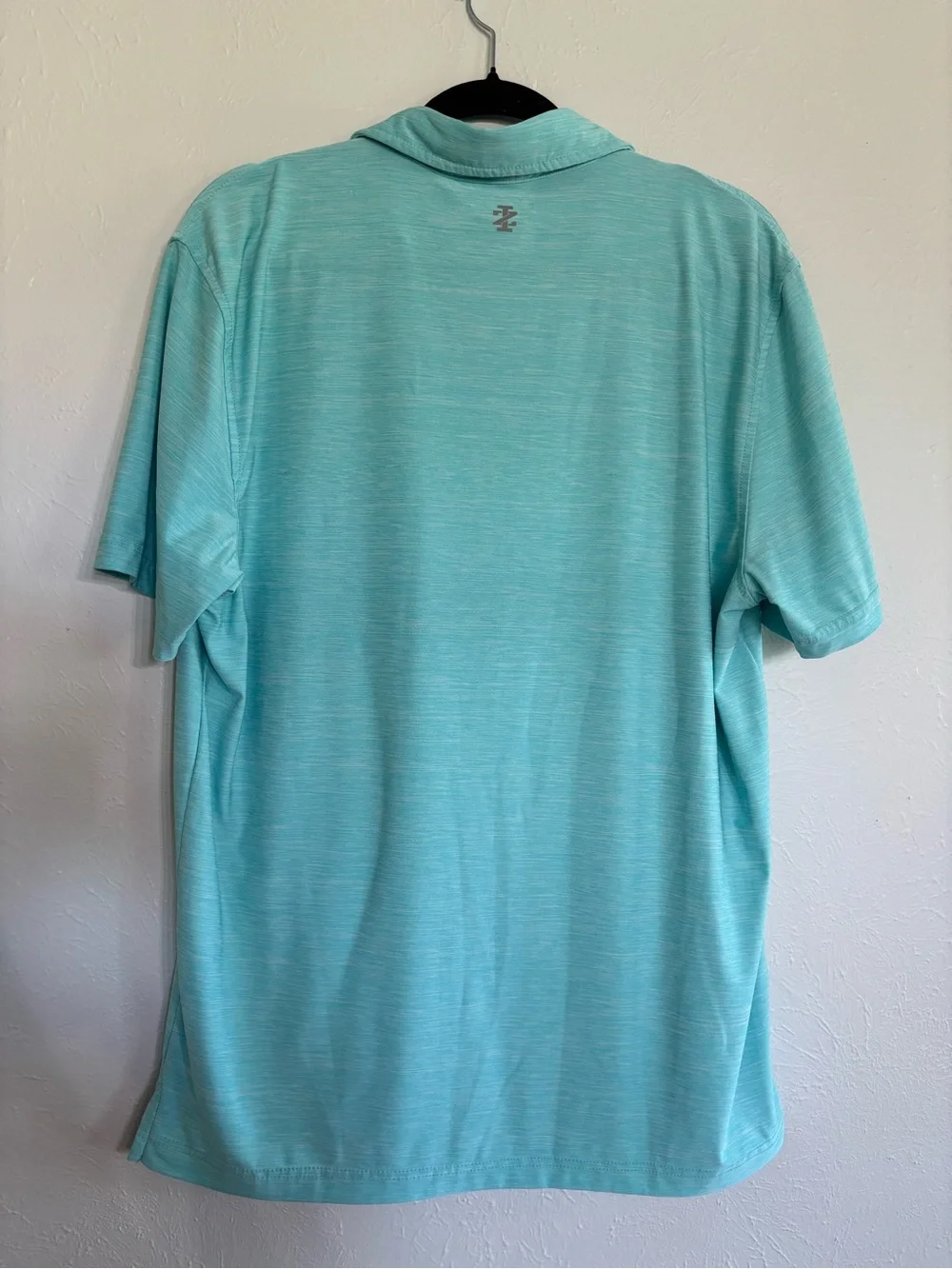 Izod Golf Men's Aqua Heather Polo